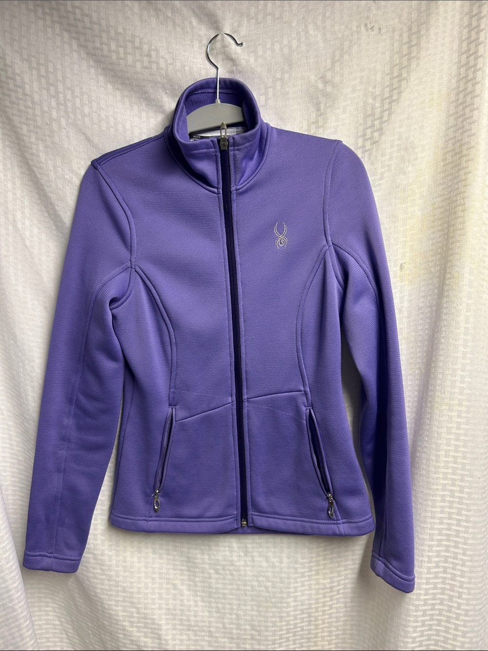 Spyder Women's Lavender Full-Zip Fleece Jacket